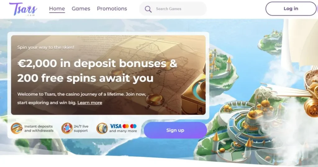 Tsars Casino Review